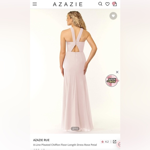 Azazie Rue bridesmaid dress - brand new never worn - Picture 2 of 5